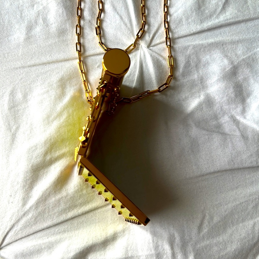 VALENTINO GARAVANI mirror compact yellow - Picture 4 of 6